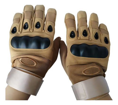 Guantes Cafes Para Motocicleta Con Touch Para Celular 