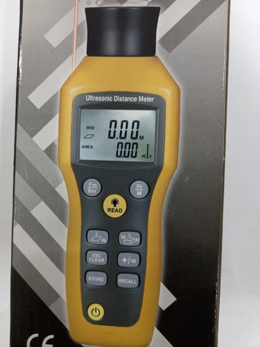 Medidor De Distancia Por Ultrasonido Con Puntero Laser Dm-01