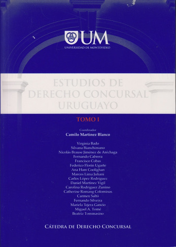 Estudios De Derecho Concursal Uruguayo - Coleccion 6 Tomos