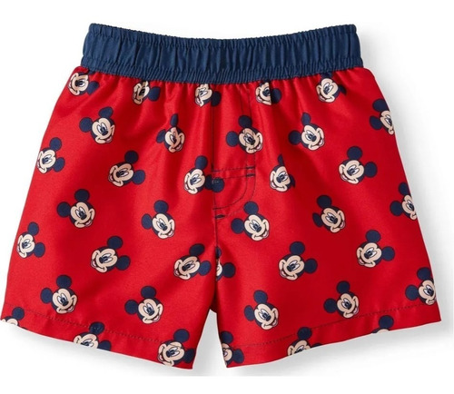 Shorts Playeros De Niños Mickey Paw Patrol Spiderman Batman