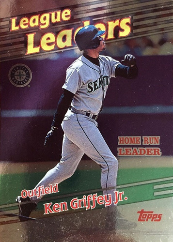 Mlb Ken Griffey Jr Topps Home Run Leader 1998 # 224