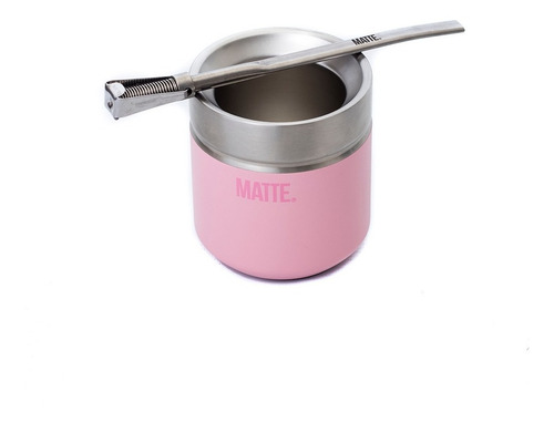 Imagen 5 de 9 de Nuevo Matte Ds Pro Pink + Bombilla - 100% Acero Inoxidable