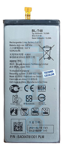 Bate Para Lg K71 - Stylo 6 Q730 Bl-t48 4000mah 100% Original