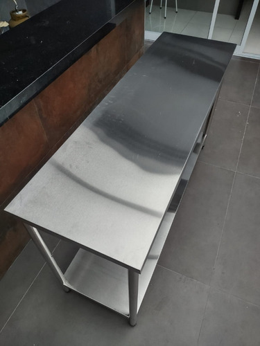 Bancada Mesa Inox Industrial Prateleira Paneleiro 150x50x90