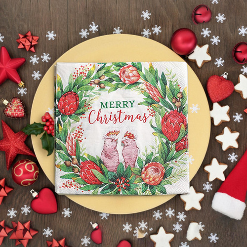Servilletas De Cóctel Navideñas Servilletas Navideñas Servil
