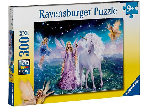 Rompecabezas Ravensburger Unicornio Mágico 300 Piezas XXL 9+