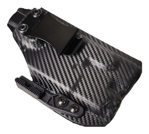 Coldre Kydex (velado) C/flap Glock G22 Gen5 C/olight Baldr S