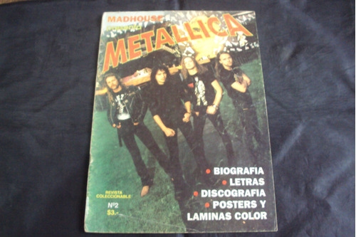 Revista Madhouse Especial Metallica  