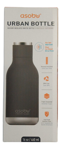 Botella Asobu Urban Termica 460 Ml Color Black