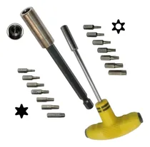 Comprar Alongador 1u002F4 100mm  Bits Torx T10 A T40 Com E Sem Furo Guia