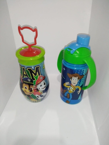 2 Pack Vaso Infantil Para Niño Paw Patrol, Toy Story