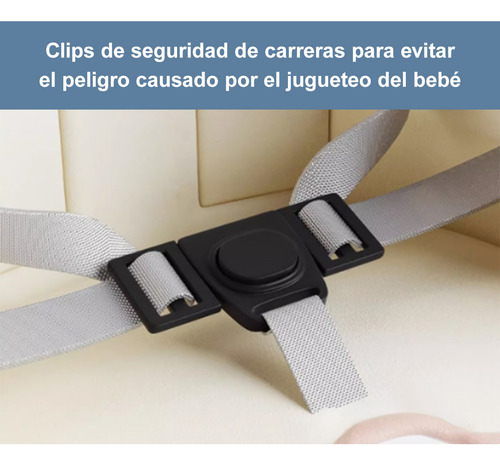 Silla Alta Para Bebé De Comer Estable Y No Se Cae Caqui