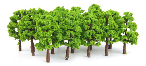 Diorama De Paisaje De Ferrocarril De Árboles De Modelo De