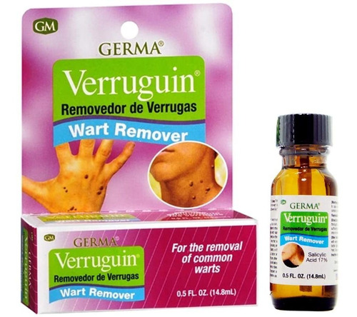 Verruguin Piel Verruga Remover Salicylic Acid 17% Removedor 