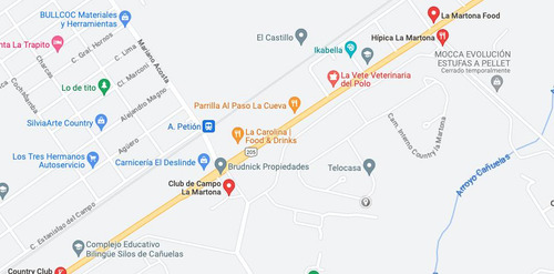Terreno En Cañuelas Sobre Ruta 205, Frente A La Martona