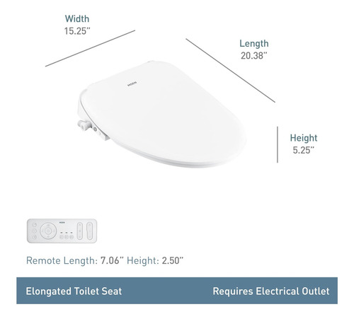 Asiento De Bidet Electrónico Premium De Moen Ebseries Para Y