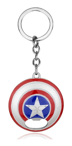 Llavero Metálico Escudo Capitán América Marvel  Avengers