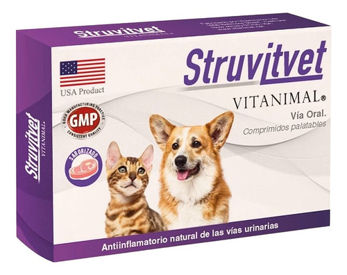 Struvitvet 10 Comprimidos Perros Y Gatos/ Vets For Pets