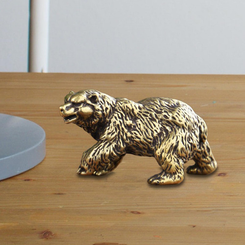 Estatua Animal Anhelada A Mano Vintage Para Muebles De