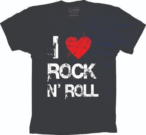 Camiseta Plus Size Rock - I Love Rock N Roll