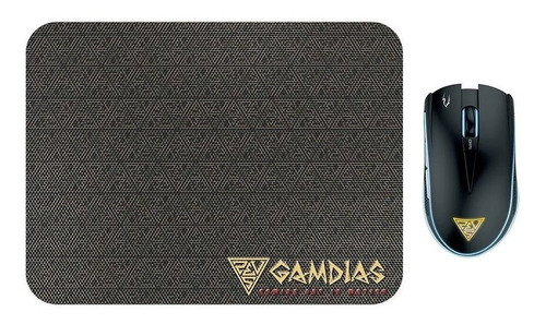 Kit Mouse E Mousepad Gamer Gamdias Zeus E1a Com Fio