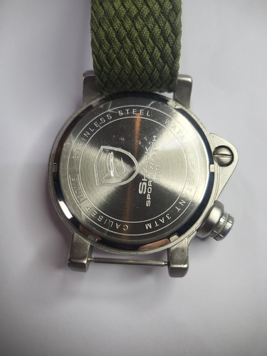 Relogio Shark Bege Fundo Aço 49mm Quartz Sem Uso Ñ Panerai Verde Exército Aço Fosco Bege (Usado)