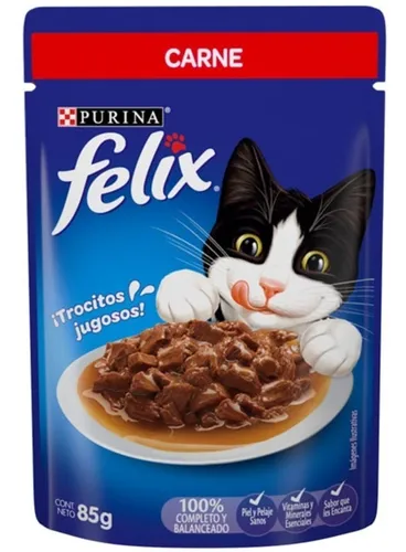 comprar Sachet Felix Sensación Carne Salsa 6 Unidades