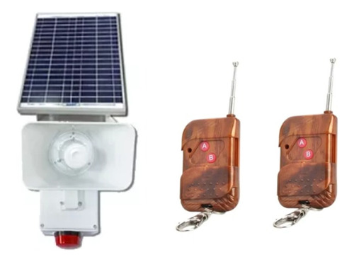 Alarma Comunitaria Solar 30w Maxima Potencia + 2 Controles 