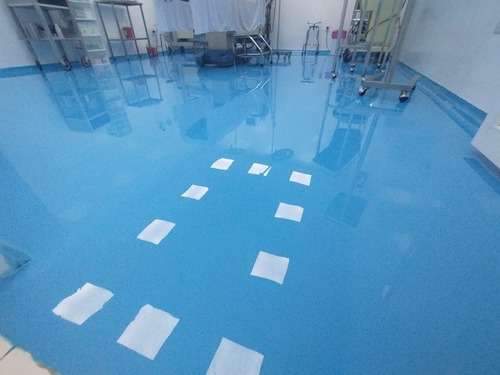 Piso Epóxico M2. Laboratorios, Hospitales E Industrial. 3d.