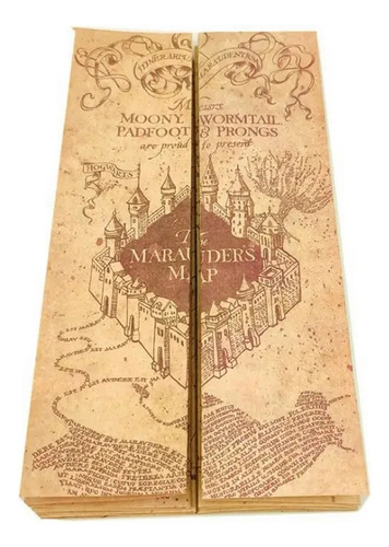 Mapa Del Merodeador Harry Potter Coleccionable