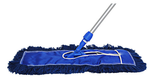 Conjunto Mop Pó Profi 120cm Eletrostático Com Cabo Starclean Cor Azul