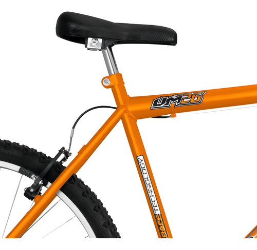 Bicicleta Aro 26 Ultra Bikes Design Ergonômico Pro Tork Cor Laranja