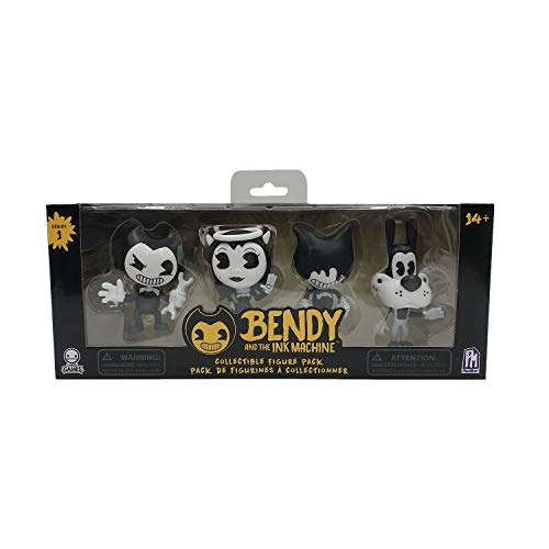 Bendy Y La Máquina De Tinta Collectible Figure Pack 4 Figur