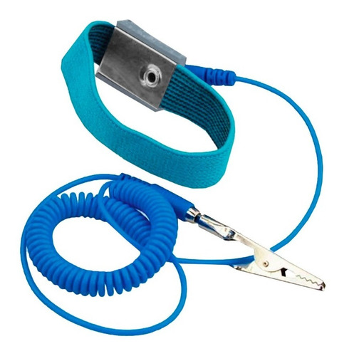 Imagen 6 de 7 de Pulsera Antiestatica Correa Ajustable Y Caiman En Punta Baku