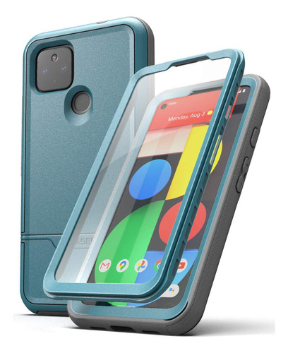 Carcasa Para Pixel 5 Protector Pantalla Resistente Color