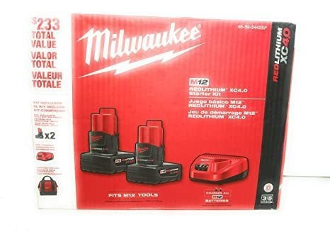 Kit De Inicio Milwaukee M12 Redlithium Xc4.0 (48-59-2442sp)