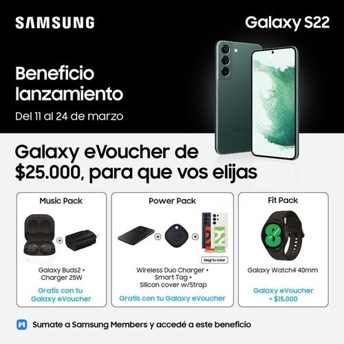 Samsung Galaxy S22 8gb + 128gb Rosa Color Rosa dorado - Excelente (Reacondicionado)