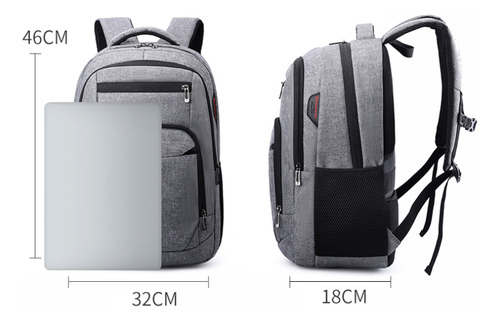Mochila De Viaje Unisex De Gran Capacidad, Bolsa Duradera Para Portátil Con