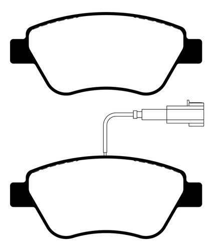 Pastilla Freno Litton Del 500 Stilo Bravo Mito Con Sensor Fo