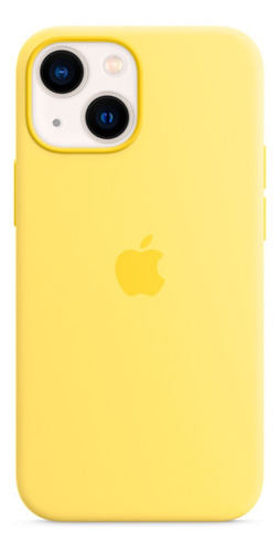 Funda Silicone Case Para iPhone Amarillo