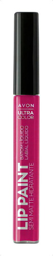 Avon Ultra Color Lip Paint Labial Liquido Matte Hidratante Color Sassy Fuchsia