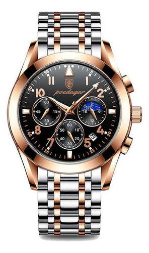 Reloj Lujo Cuarzo Con Calendario Luminoso Poedagar