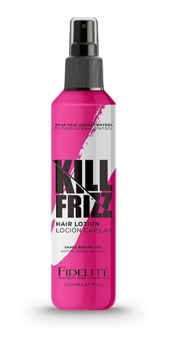 Loción Brillo Kill Frizz Fidelite X 120 Ml