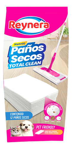 Mop Total Clean Repuestos De Toallas Secas Reynera