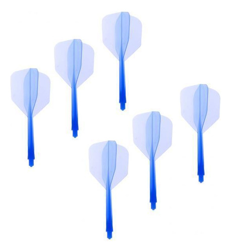 10 X 6 Piezas De Ejes Con De Dardo Accesorio De Dardos Azul