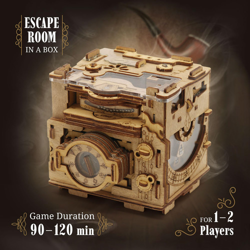 Puzzle Box Adventure Cluebox Pro - Cámara De Sherlock Con Tr