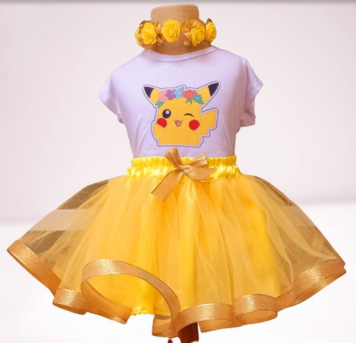 Disfraz Tutu Pikachu Pokemon 