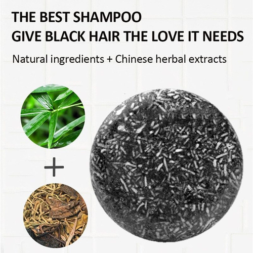 Shampoo Escurecedor De 4 Peças, Shampoo, Sabão Em Barra