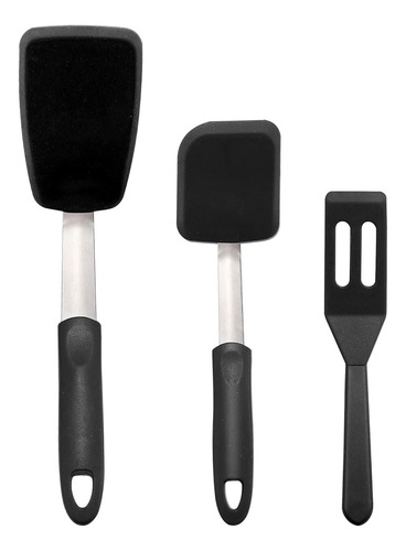 Juego De Espátulas De Silicona De 3 Piezas, Mini Espátula Pa