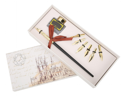 Juego De Bolígrafos De Caligrafía Con Tinta Estilográfica Go